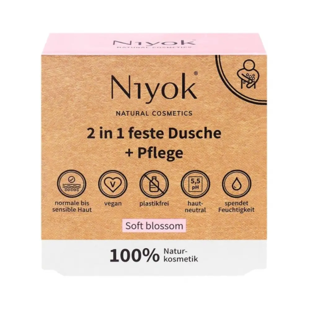 [NY003] Soin-Douche Solide 2en1 - Soft Blossom - bio